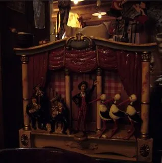 Interieur du restaurant La Forge, decor alsacien en bois, Paris 15e