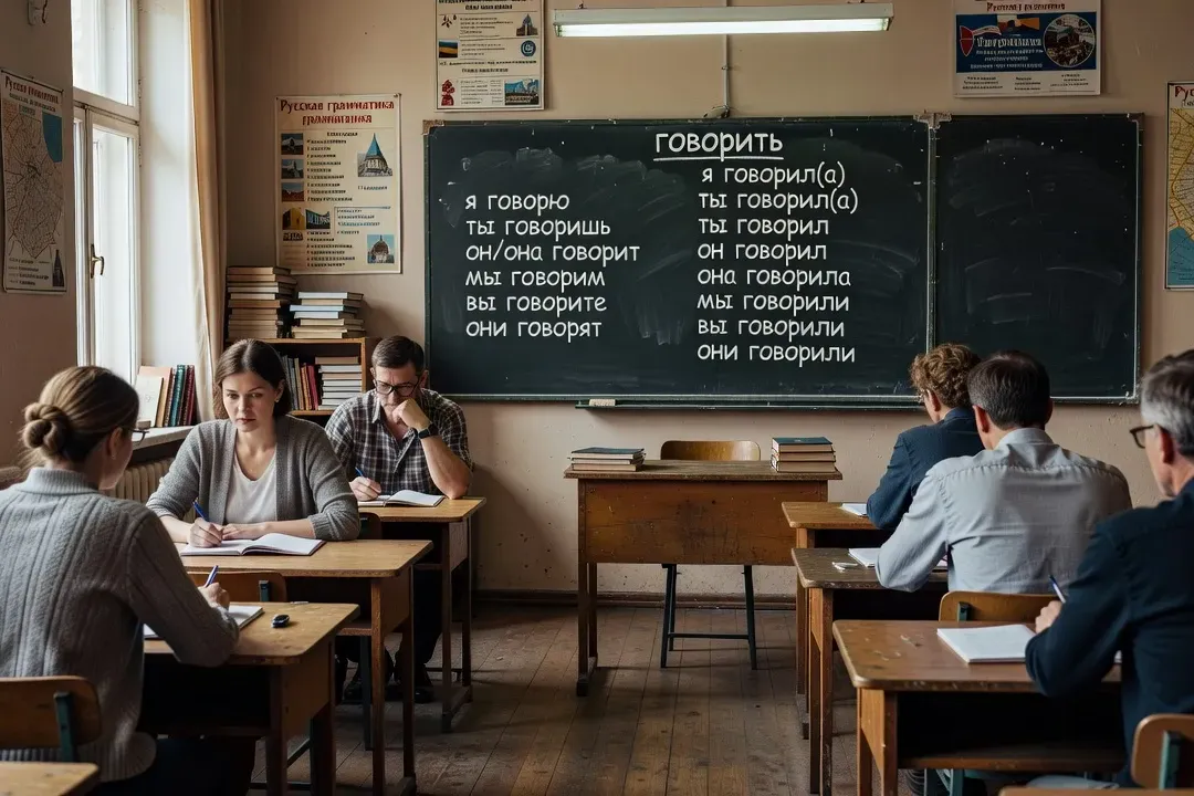 Application d'apprentissage du russe sur smartphone avec mots cyrilliques et traductions françaises