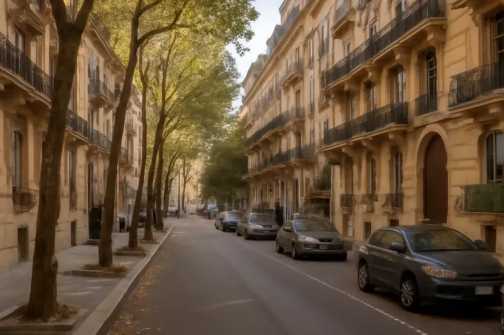 Façade Belle Époque d'un hôtel particulier du quartier de Passy à Paris
