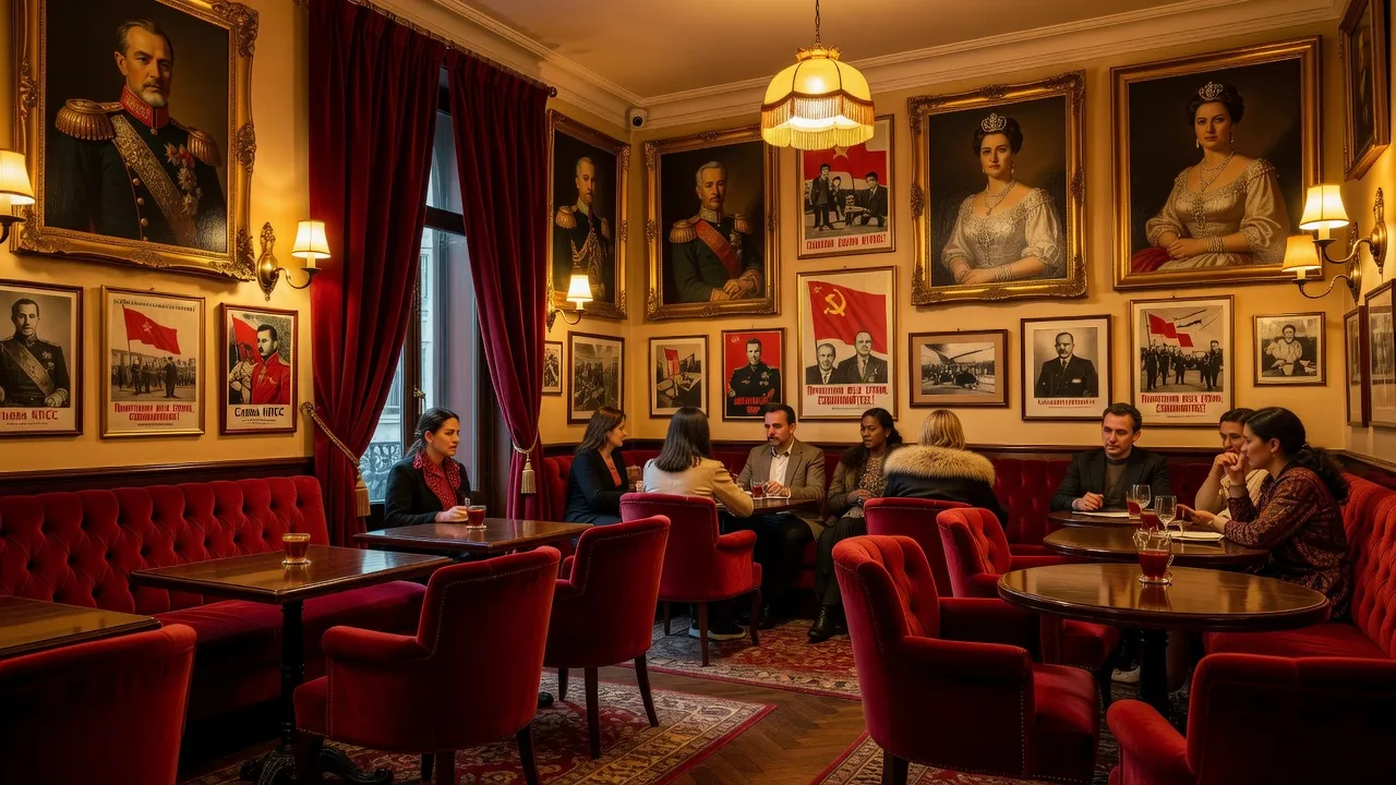 Caviar et blinis dans un restaurant gastronomique russe à Paris