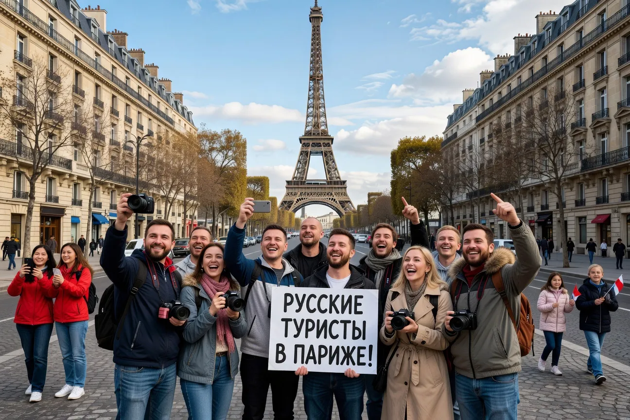 (A Paris) Des touristes russes ou un coup de fouet à l'économie française