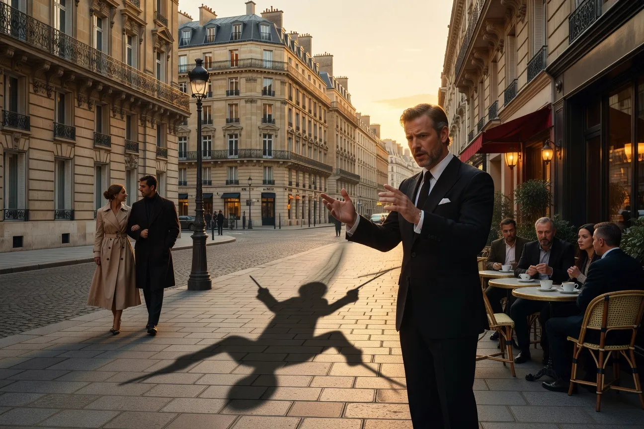 La magie de Xavier Mortimer, L'Ombre orchestre