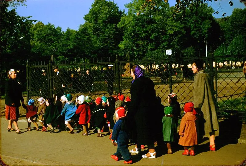 Jacques Dupaquier : quand la couleur revele l'URSS des annees 1950
